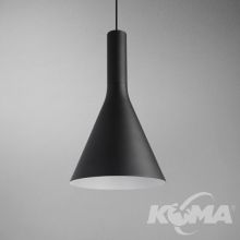 Morph flared lampa wisząca 7,5W LED 3000K 230V czarna mat
